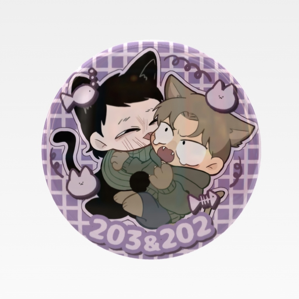 アニマル缶バッジ 203&202