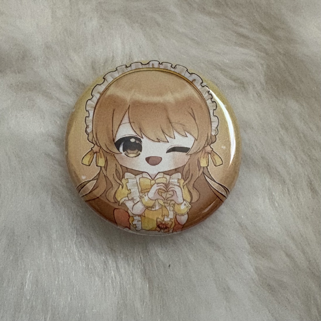 朝日奈あみミニ缶バッジ(メイド)