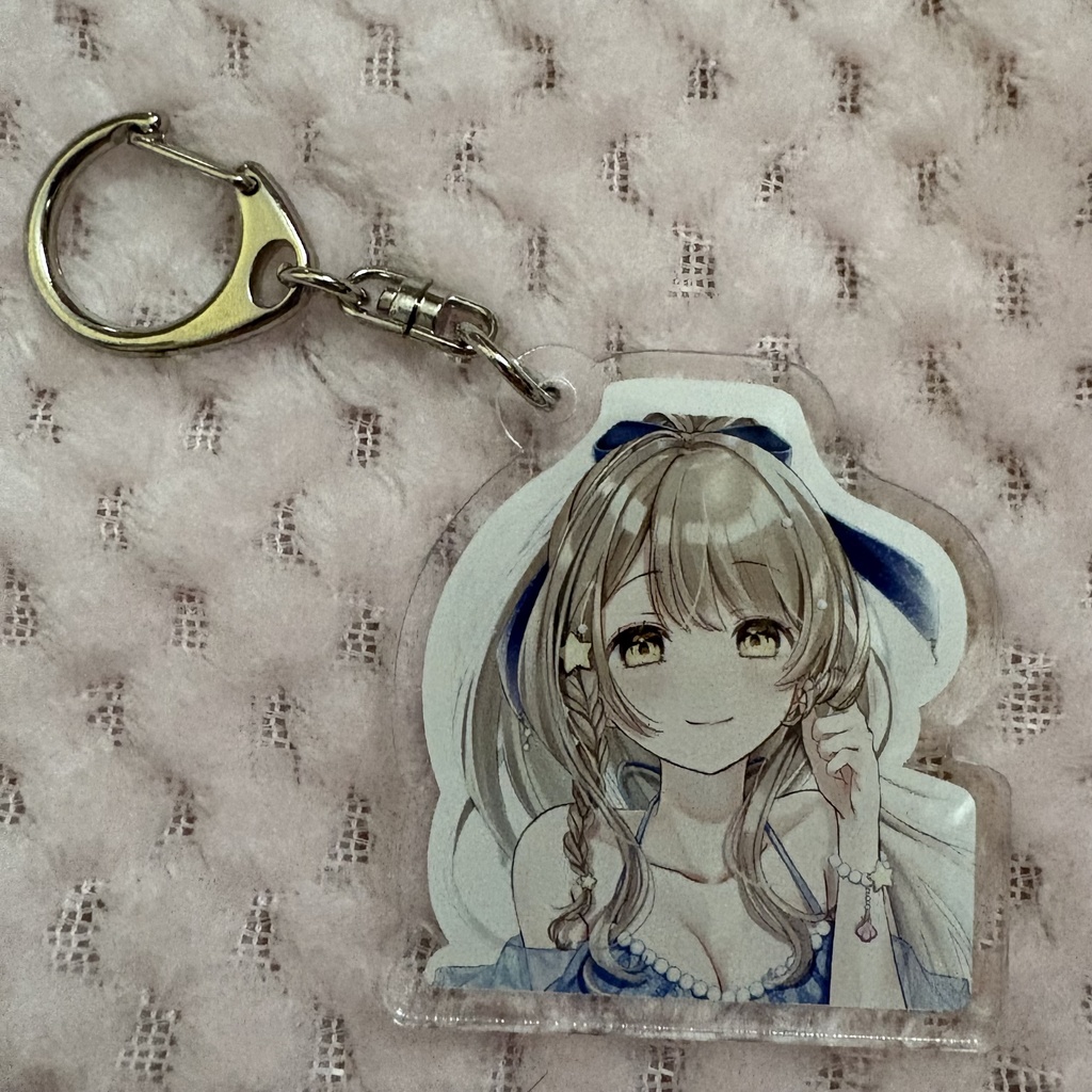 朝日奈あみVTuberポニーテールアクキー