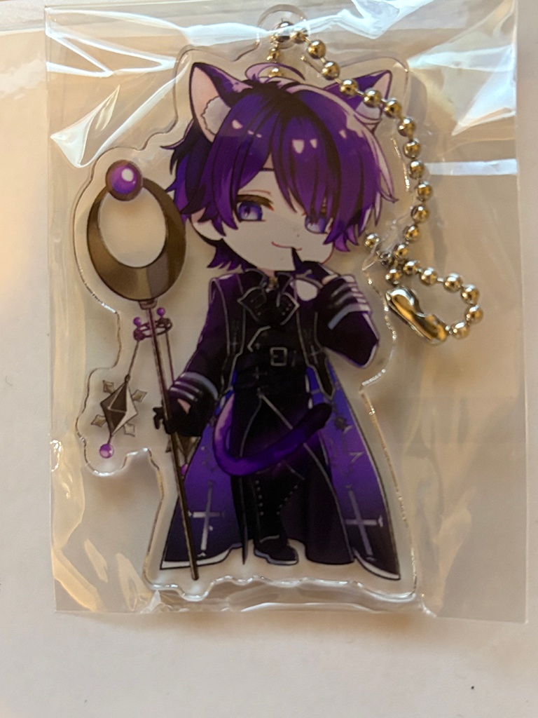 けいてぃ　Sink under the purple アクリルキーホルダー
