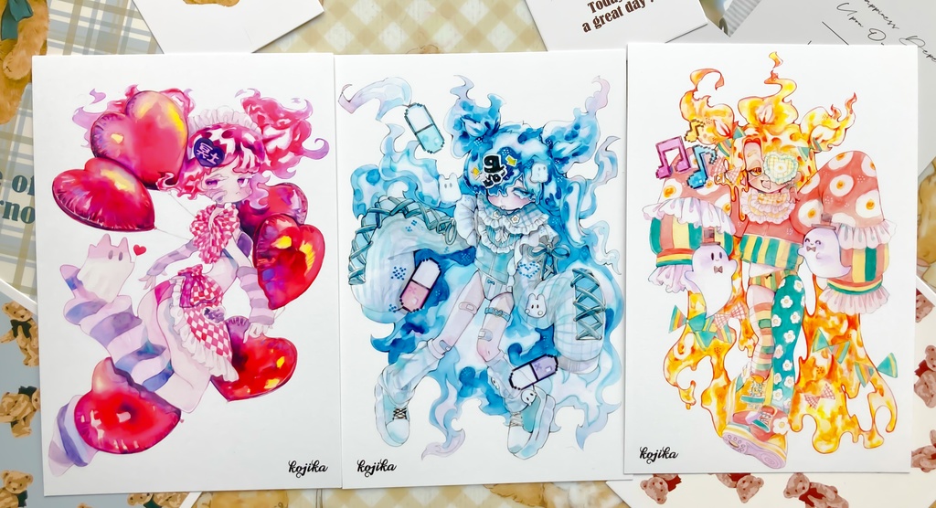 病み病みおばけちゃんポストカード