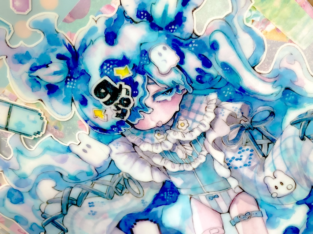 病みおばけクリアファイル