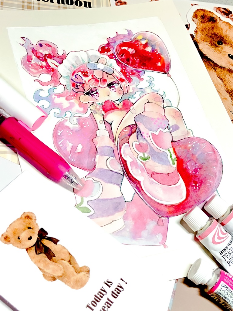 病みkawaiiデフォルメシリーズ原画