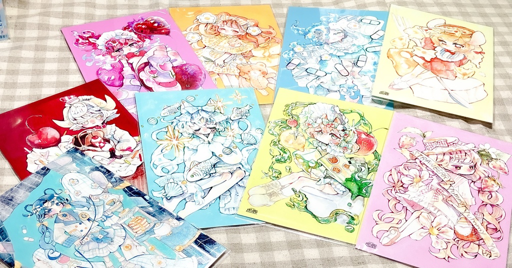 2024　デフォルメシリーズ①　ポストカード