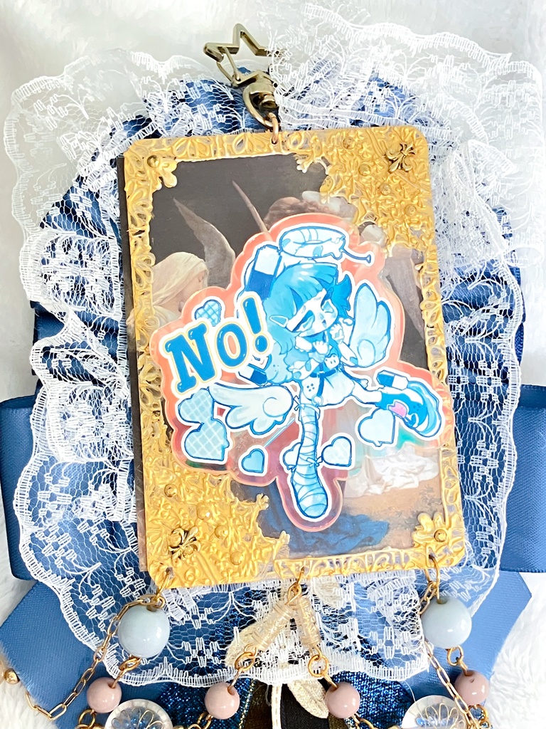 天使と悪魔 ヘアクリップ ステッカー2枚入りセット