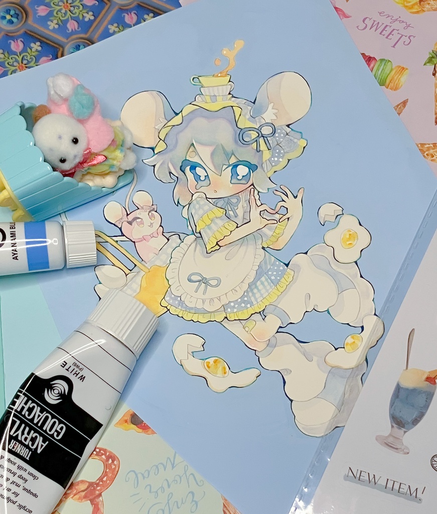 2025冬　デフォルメシリーズ　原画イラスト