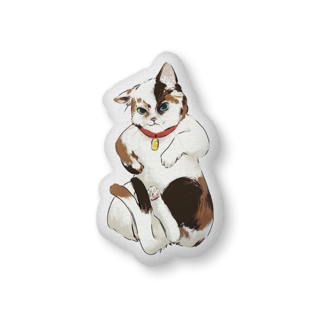 猫の姿クッション