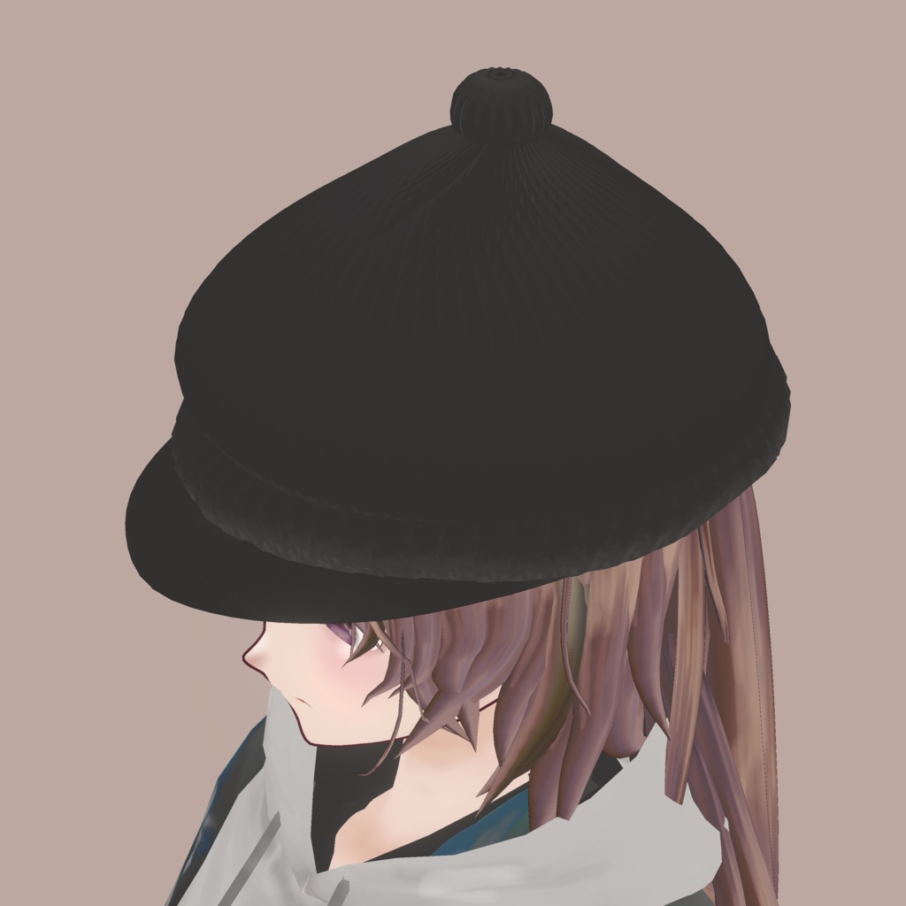 【Vroid用衣装】冬っぽい帽子