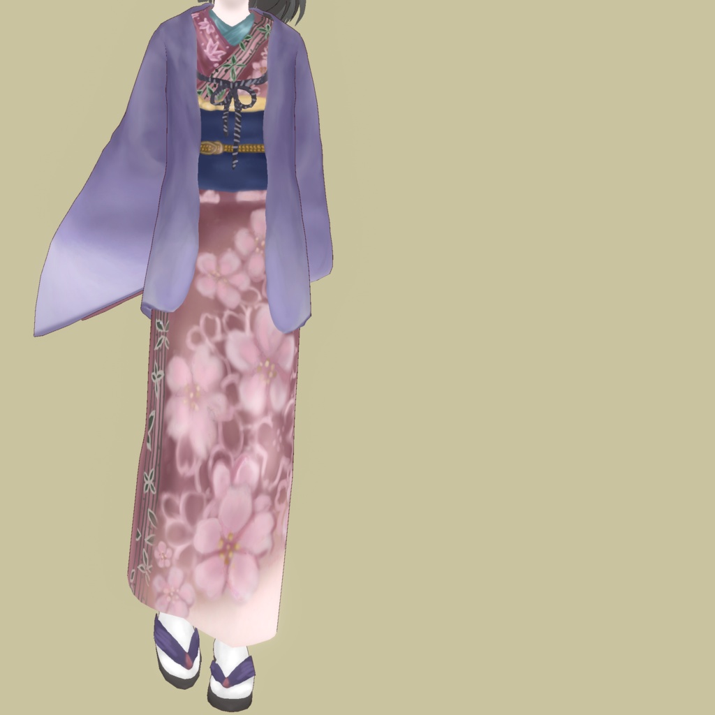 【Vroid用衣装】着物