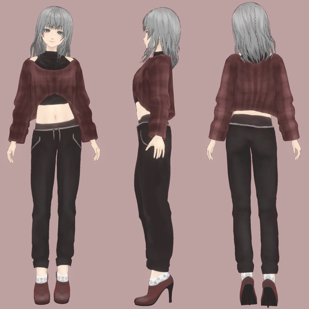 オリジナル3Dモデル『優花』