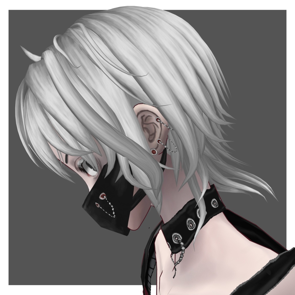 【VRoid用衣装】ゴスパンクvol.2