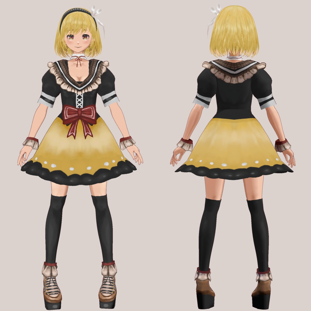 【限定1体限り】Vroid3Dモデル『りりか』