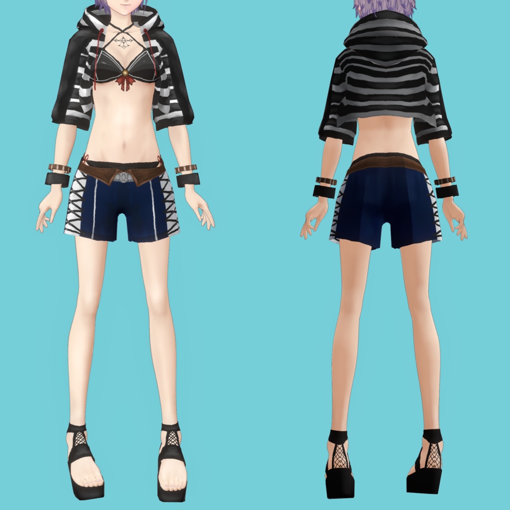 【Vroid用衣装】水着