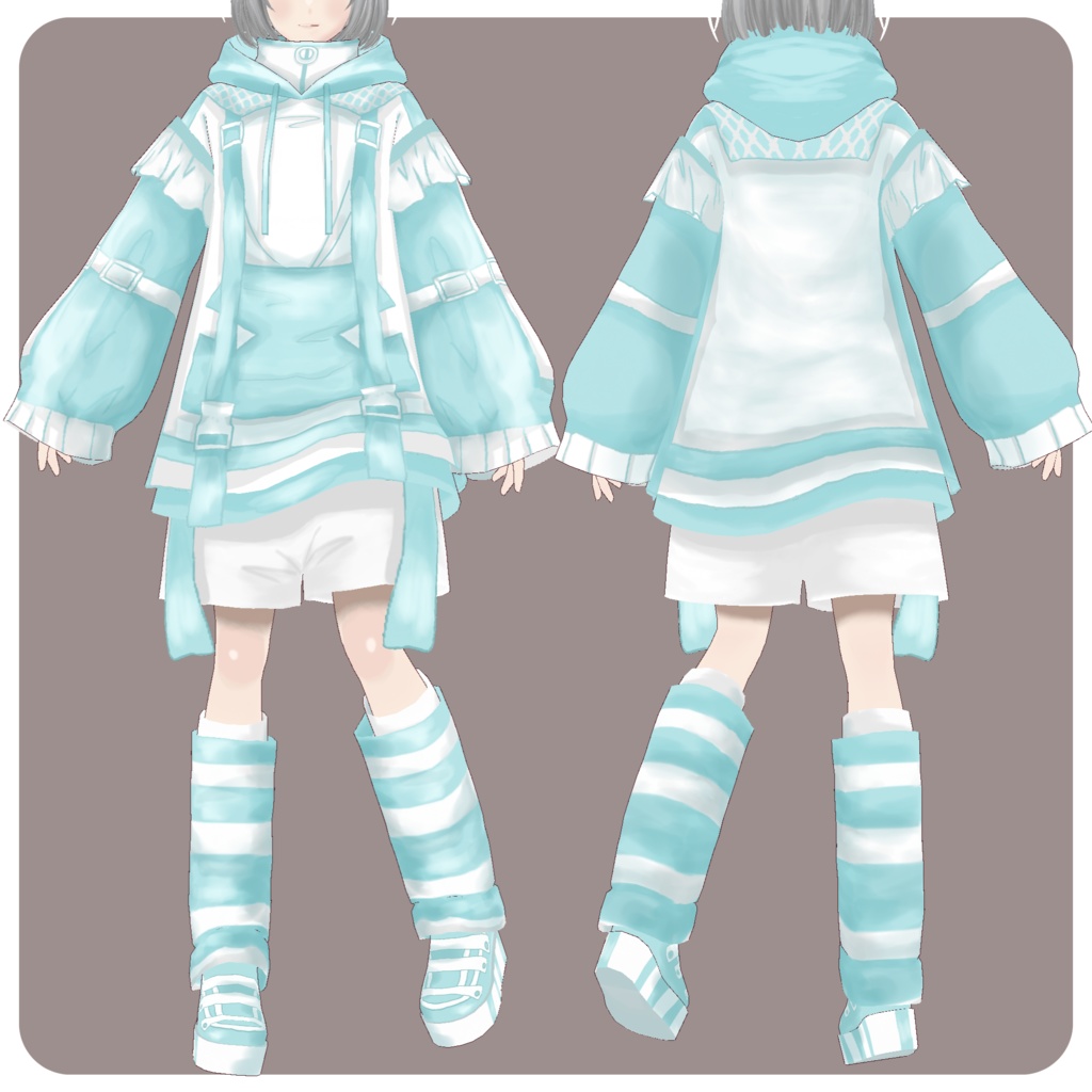 【Vroid用衣装】天使界隈