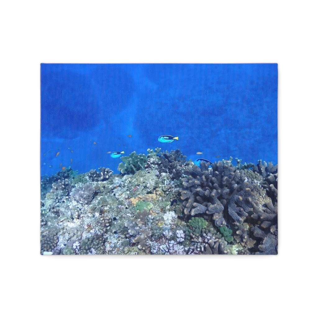 青の世界 - キャンバス