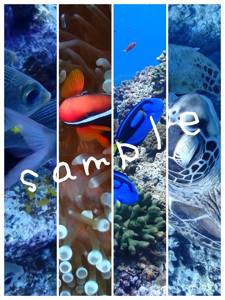 青の世界 写真素材集