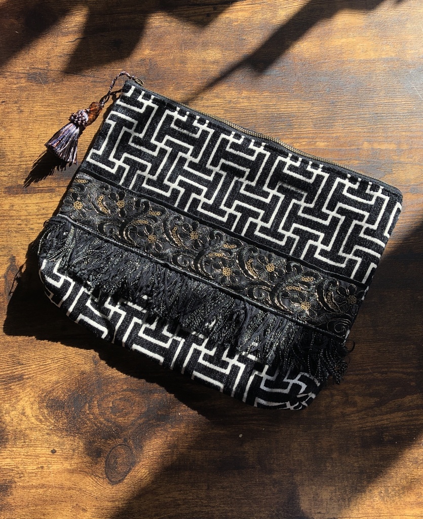 最遊記 月闇 ポーチ クラッチバック 柄大