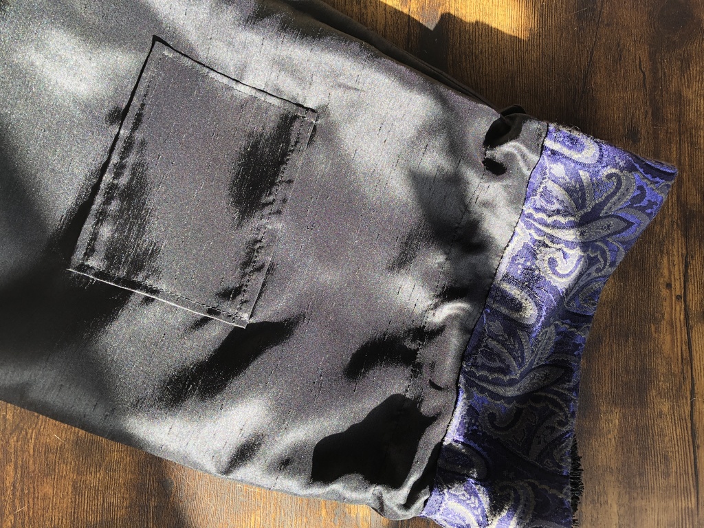 最遊記 玄奘三蔵 きんちゃく バック ポーチ 紫