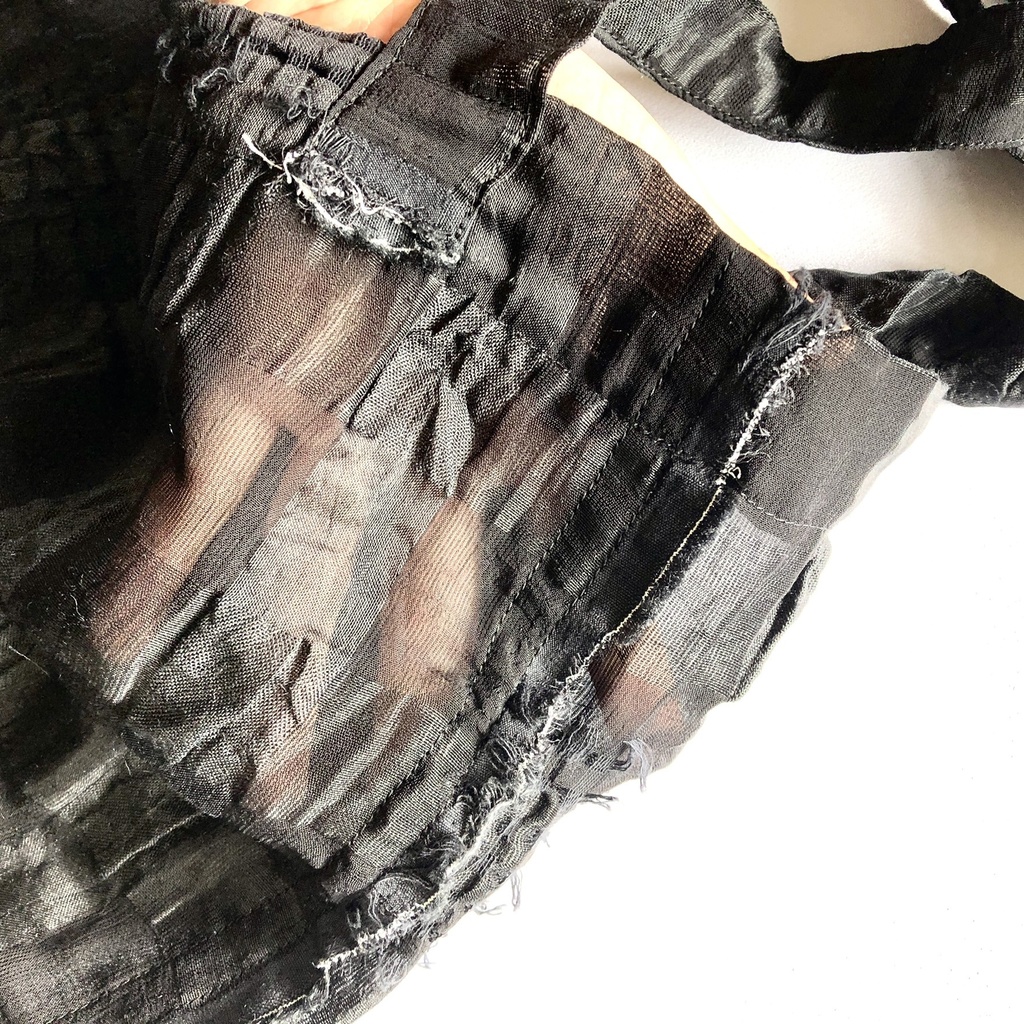 黒スケトートバック