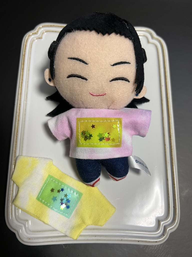 ぬい服 タイダイフィルムTシャツ カラフル