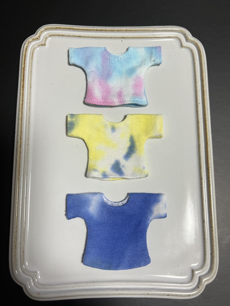 ねんどろ オビツボディ服 タイダイTシャツ