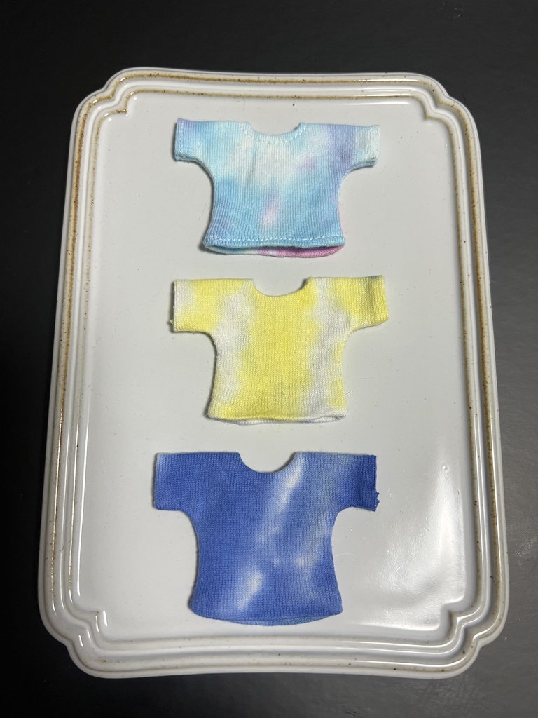 ねんどろ オビツボディ服 タイダイTシャツ