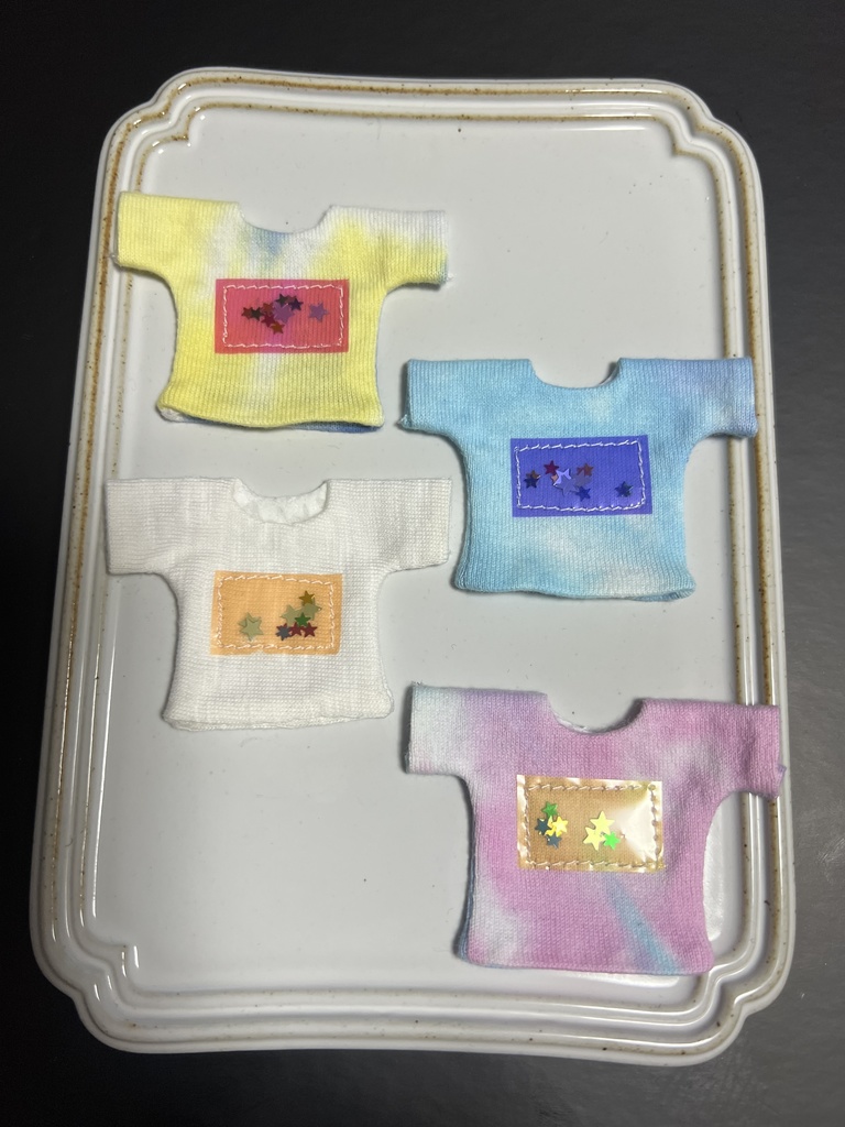 ねんどろ おびつ11ボディ服 タイダイフィルムTシャツ