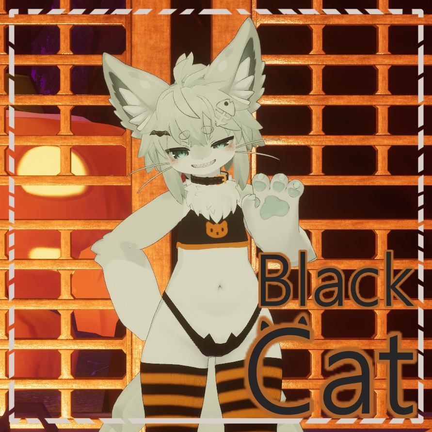 【シャロ(Chalo) 対応】 Black Cat