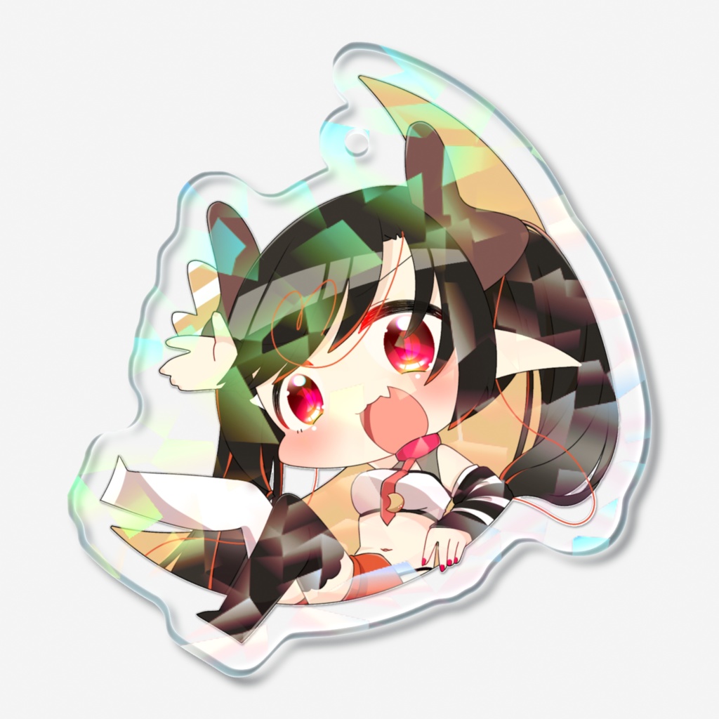 満月トヤ《通常の姿》ホログラムアクキー50 × 50mm