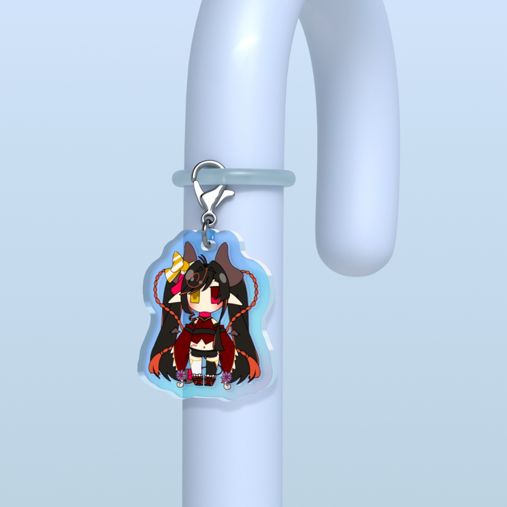 満月トヤ《新デフォルトの姿》めじるしチャーム30 × 30mm