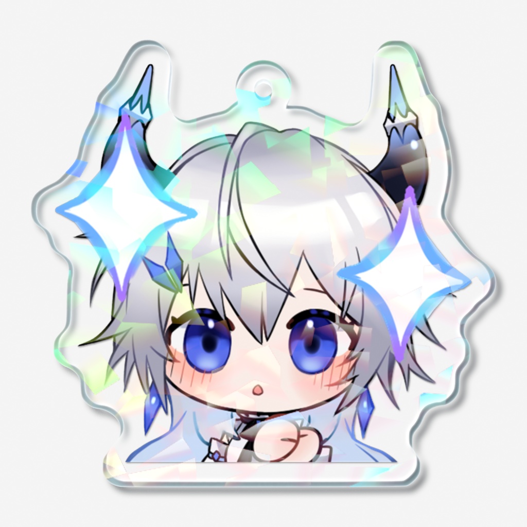 きらきらアクリルキーホルダー｜霧椥つゆ