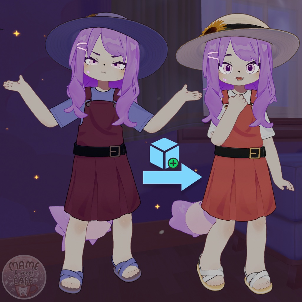 Mame Friends Asset Lighting Fix / まめふれんずアセットのライティング修正