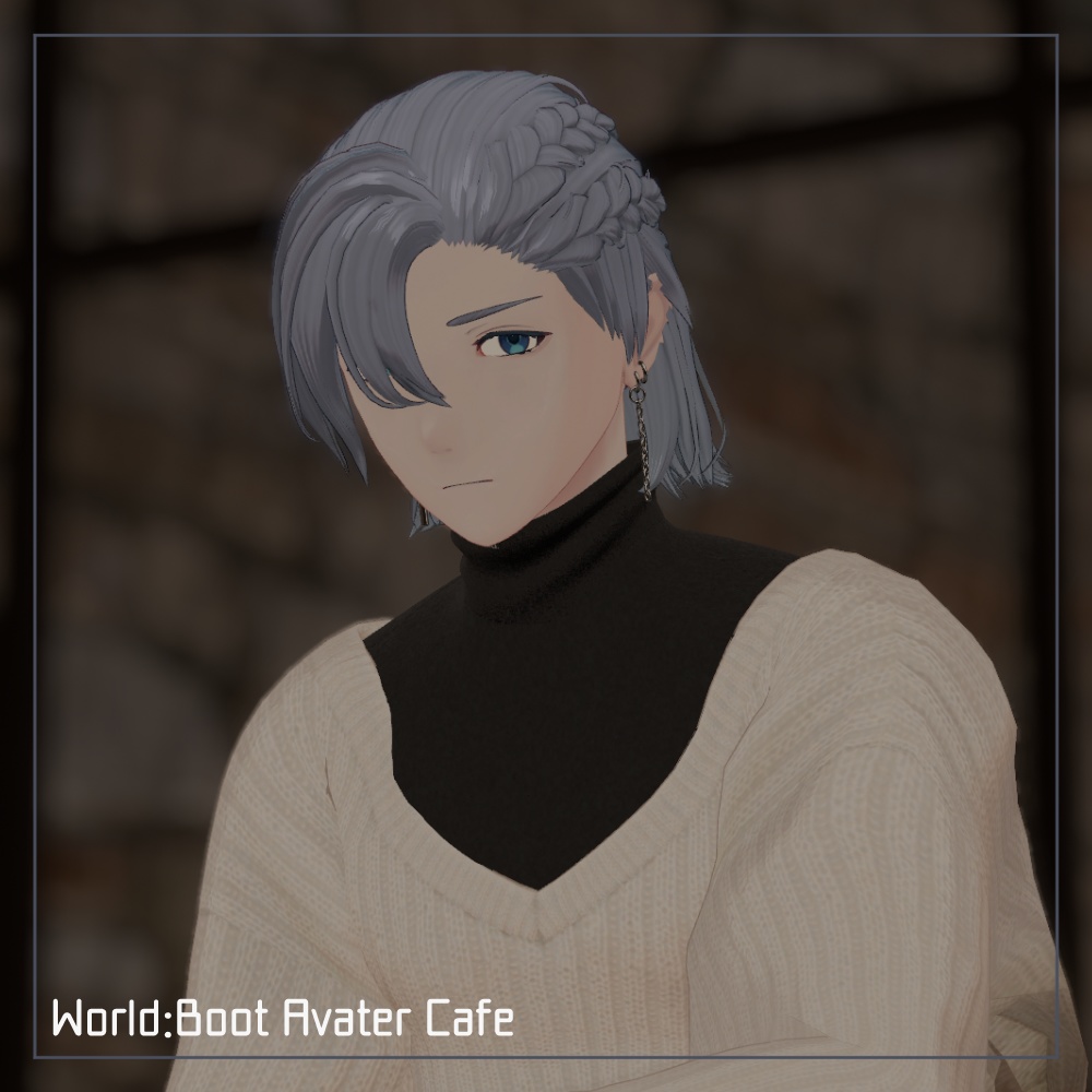 裏編み込みハーフアップ【志良以、吉嗣対応】