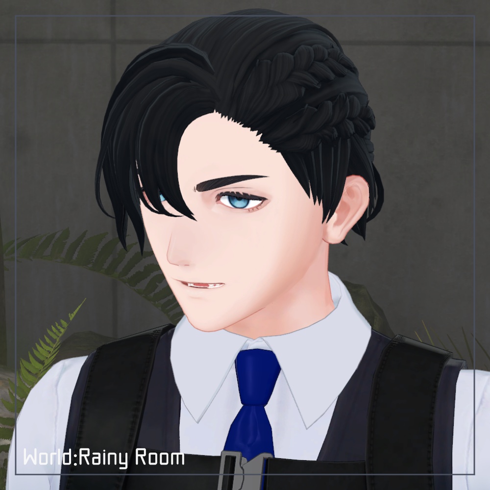 裏編み込みハーフアップ【志良以、吉嗣対応】