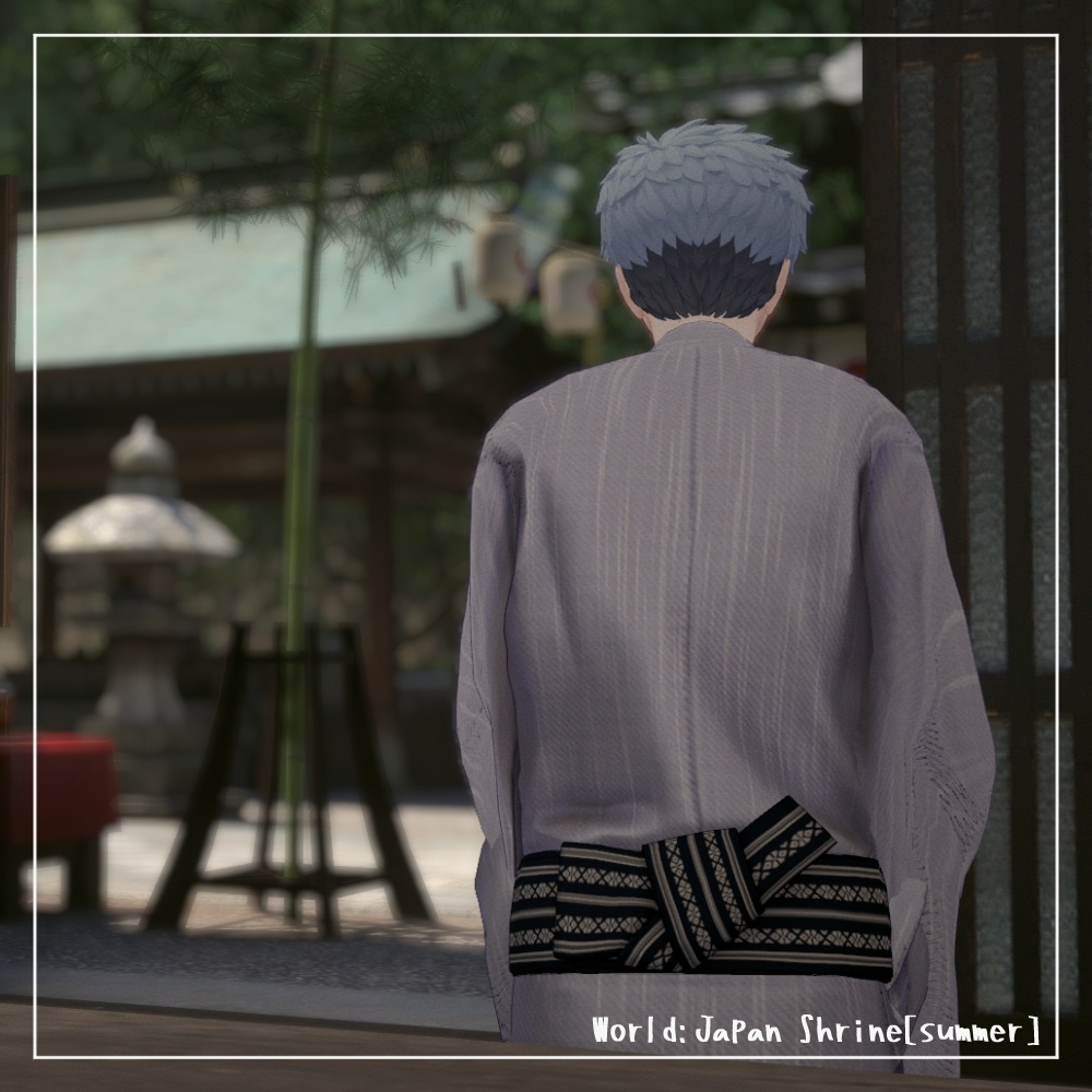 【3D衣装】浴衣セット【吉嗣、志良以対応】