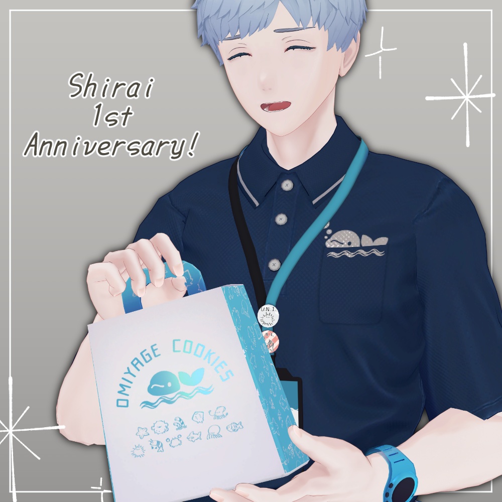 【無料】水族館のおみやげ風クッキー