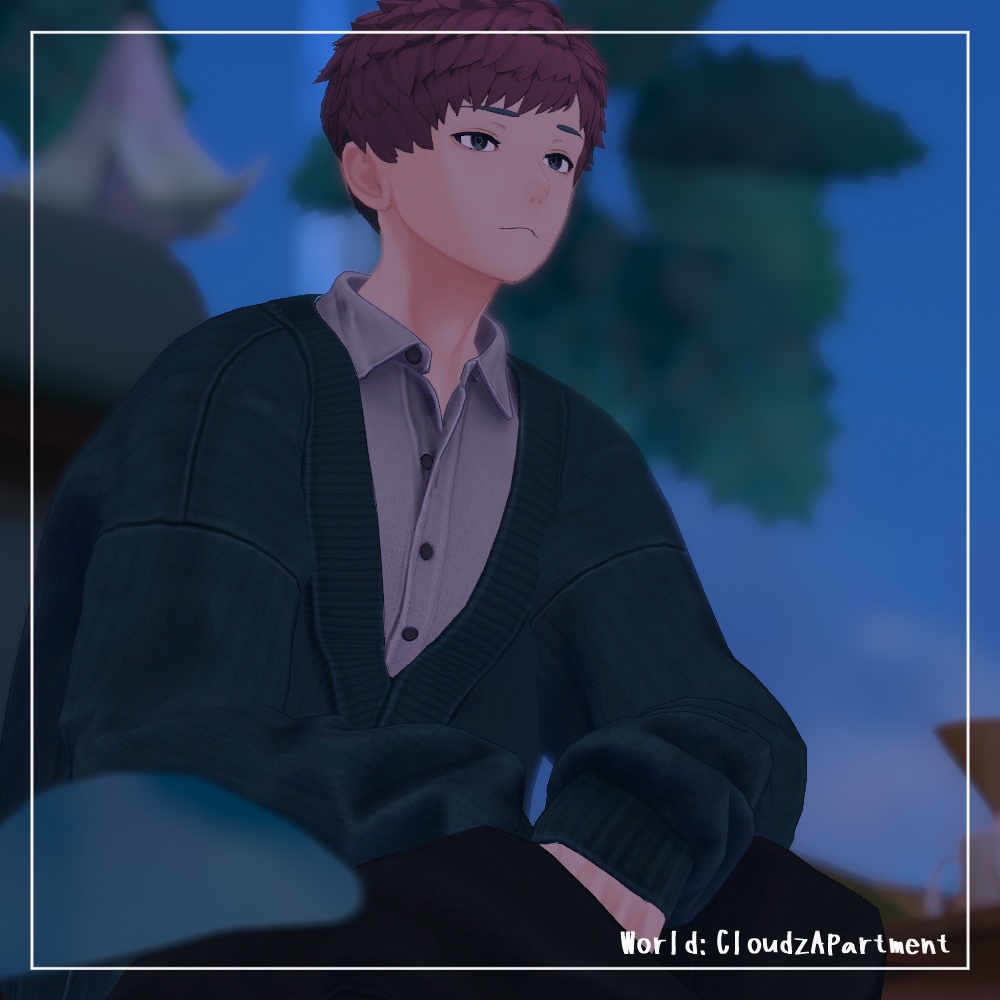 【3D衣装】ゆるカーディガンセット【吉嗣、志良以対応】