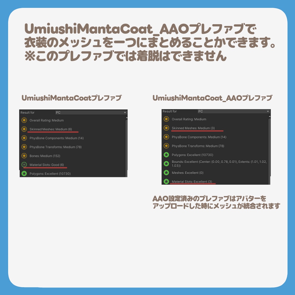 【3D衣装】うみうしまんたこーと【まるドラ対応】