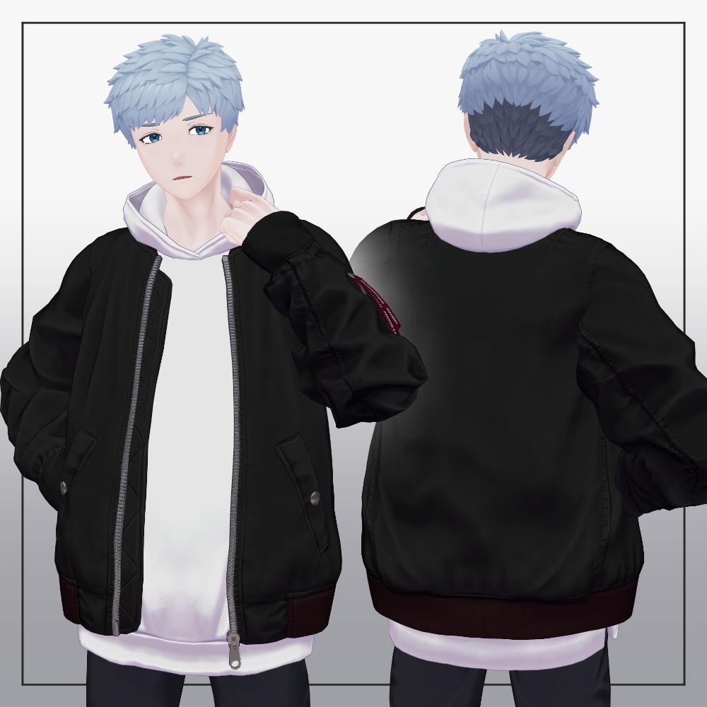 【3D衣装】MA1風ジャケット【志良以対応】