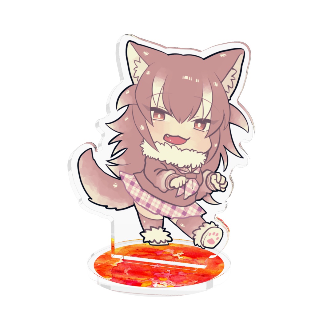 ニホンオオカミアクリルフィギュア