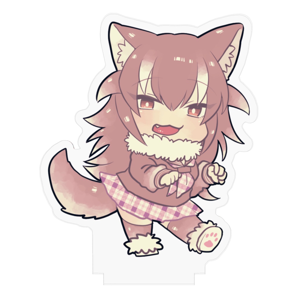 ニホンオオカミアクリルフィギュア