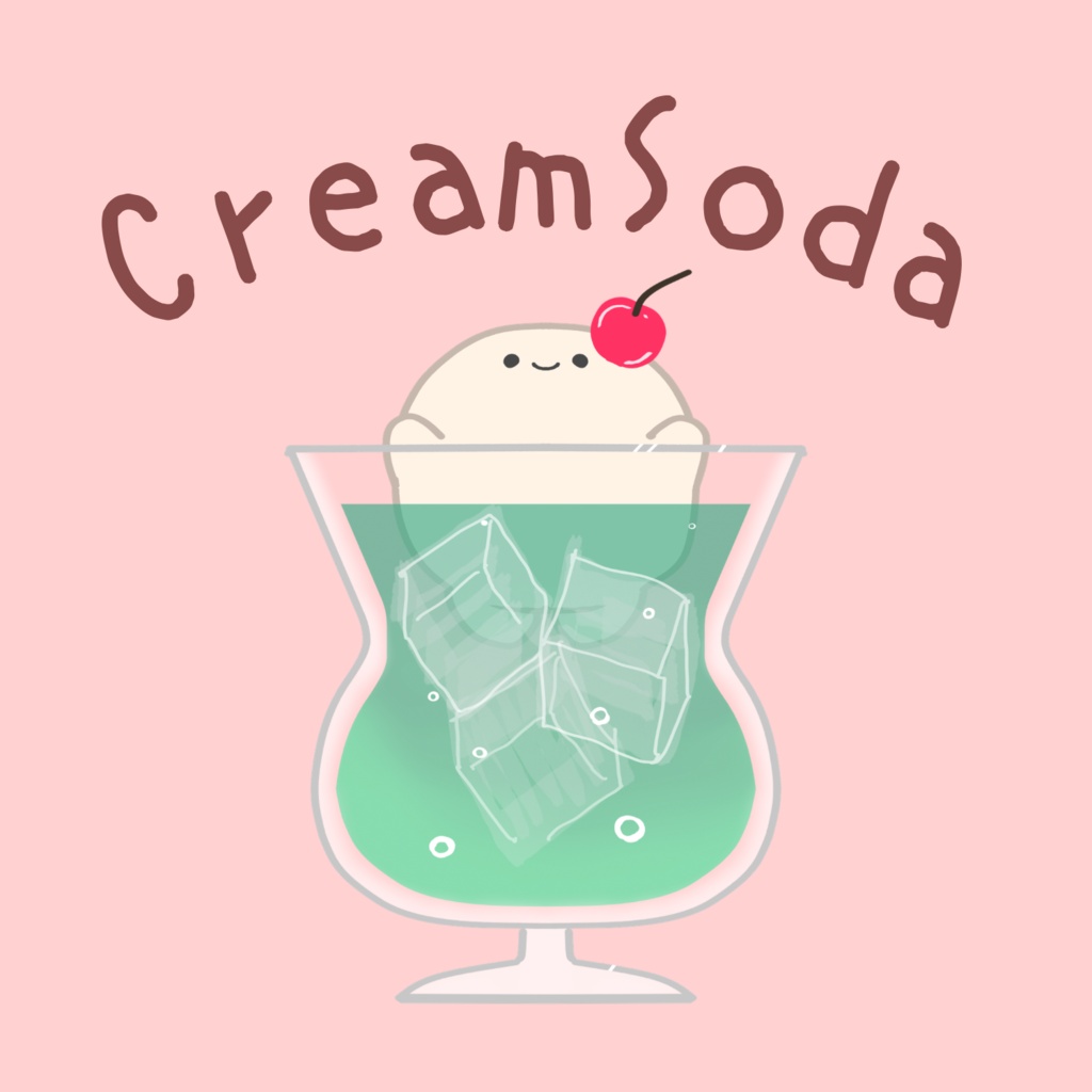 【Live2Dモデル】【Live2Dアイテム】【量販モデル】クリームソーダのばにらちゃん【VTS対応】