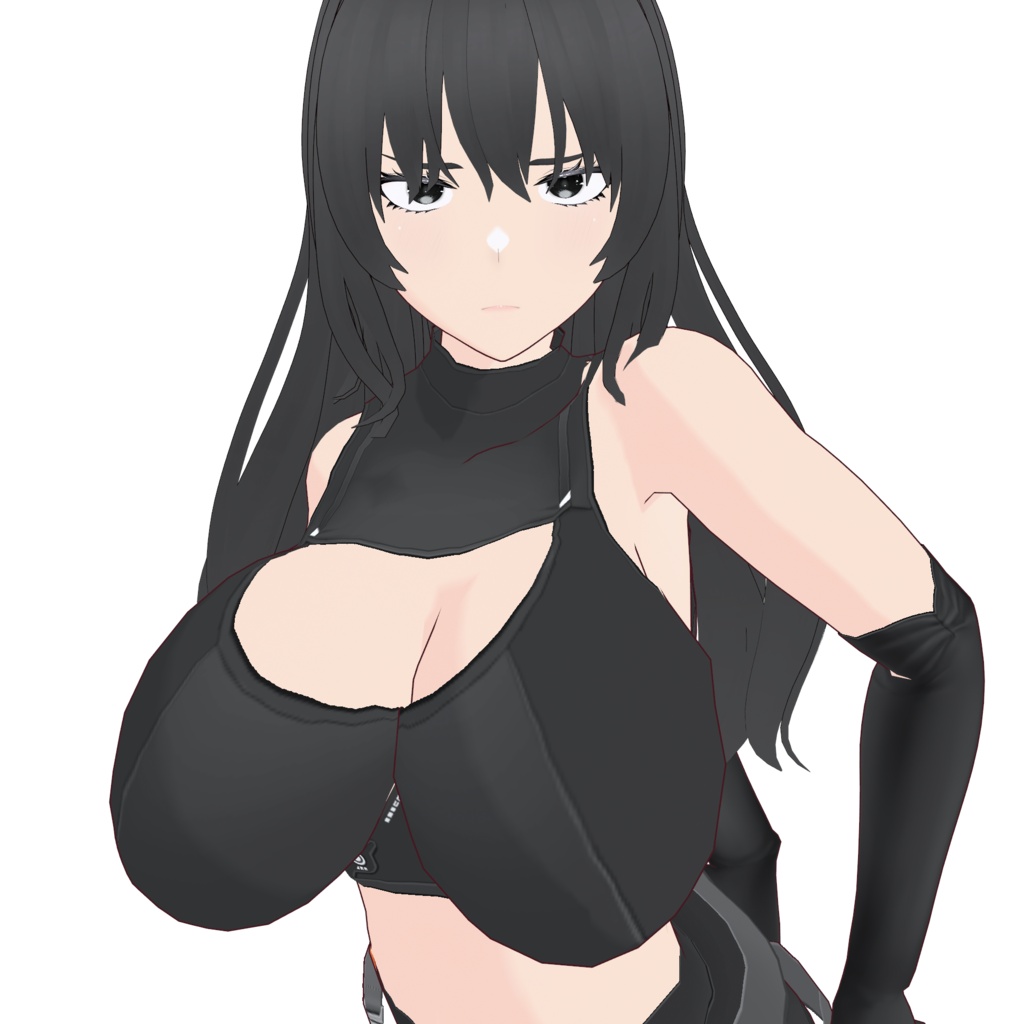 VROID Base Girl Model (VROID FILE & VRM FILE) Shelly 