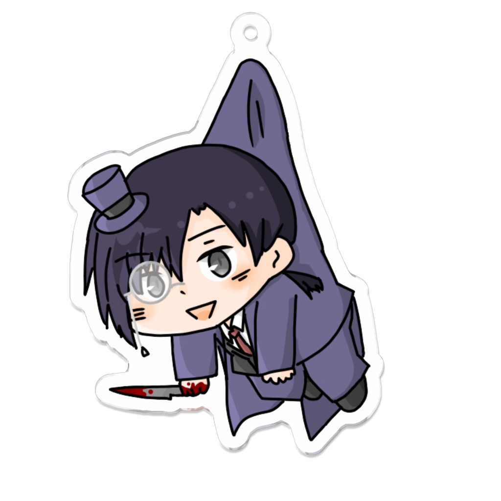 クトゥルフ探索者 オリジナル 浅霧真生 オリジナルキーホルダー