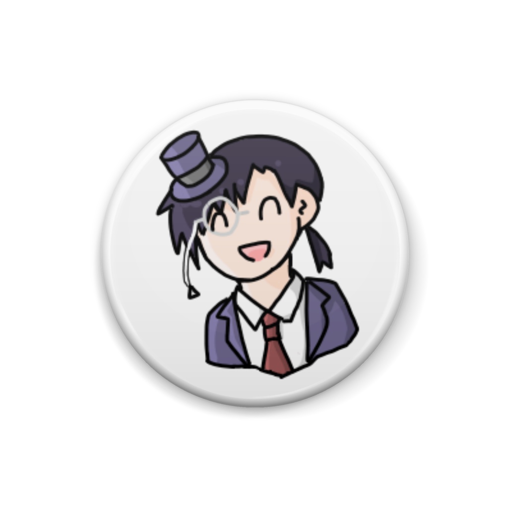 クトゥルフ探索者 オリジナル 浅霧真生 缶バッジ