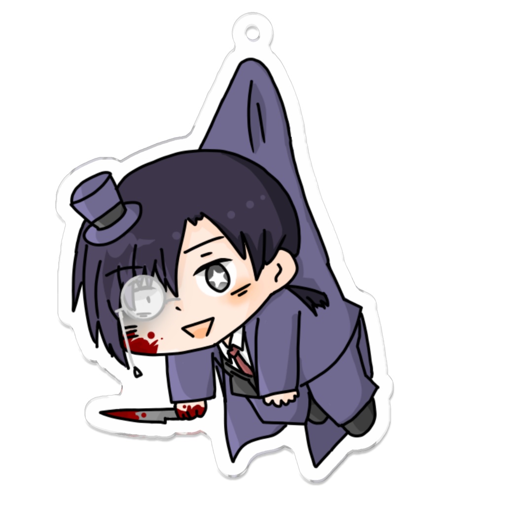 クトゥルフ探索者 オリジナル 浅霧真生 アクリルキーホルダー2