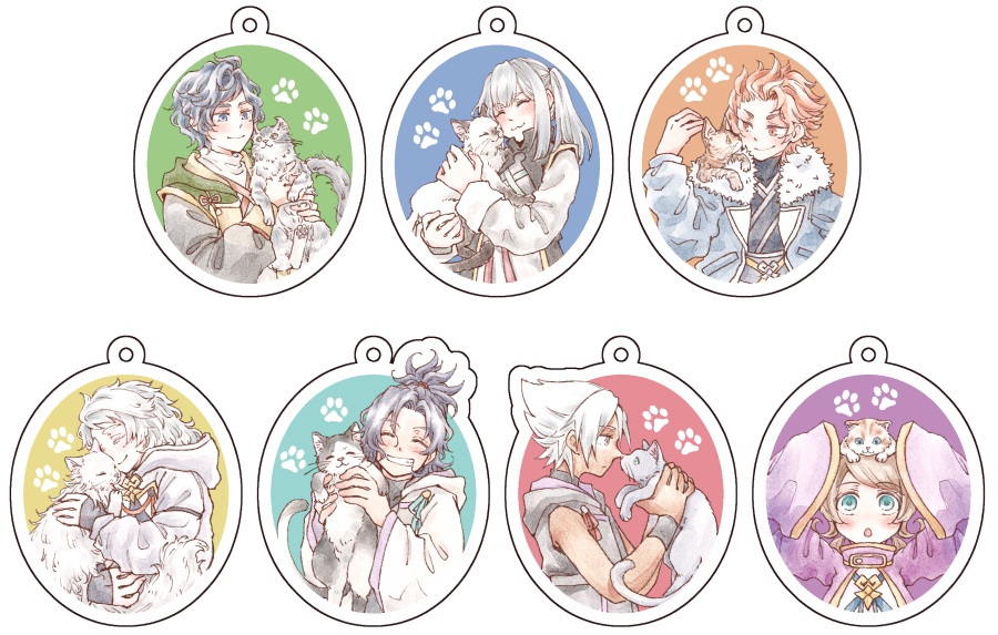 【グッズ】スカラ組×猫アクリルキーホルダー