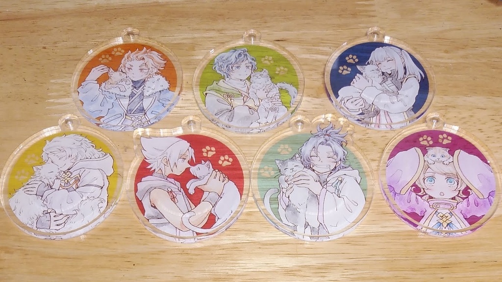 【グッズ】スカラ組×猫アクリルキーホルダー