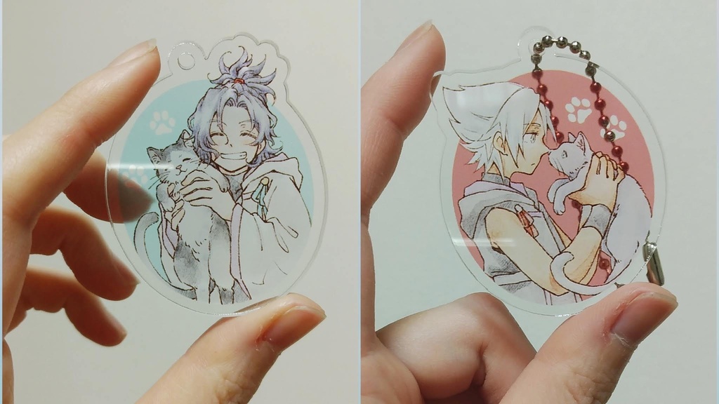 【グッズ】スカラ組×猫アクリルキーホルダー