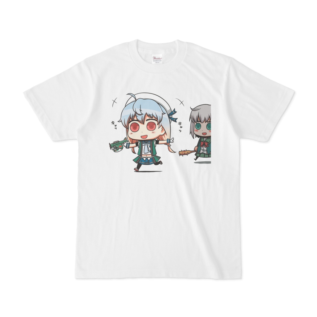 佐渡と占守のブルゴーニュ風クソtシャツ ツキトコオリノ屋 Booth